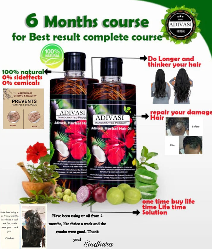 KARNATAKA HAKKI PIKKI NEELAMBARI HERBAL HAIR OIL